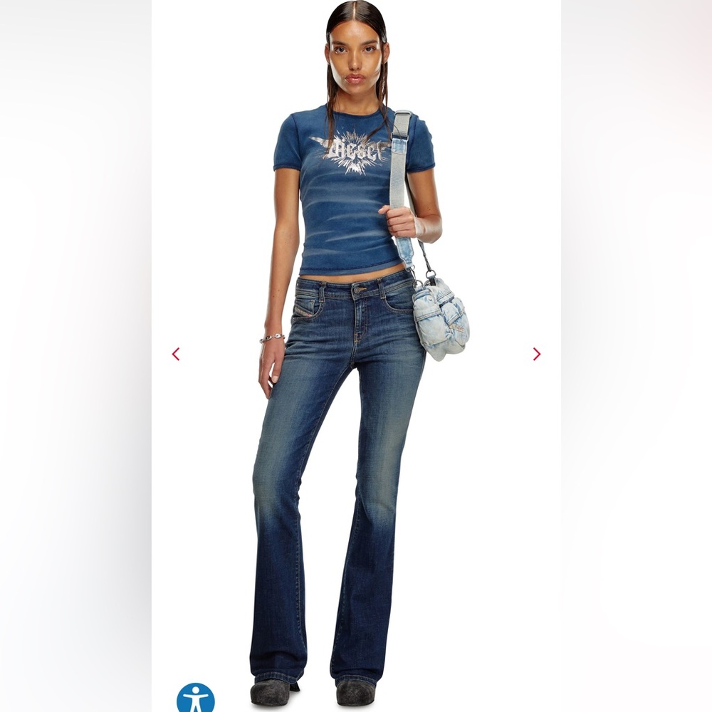 Diesel Bootcut low-rise jeans